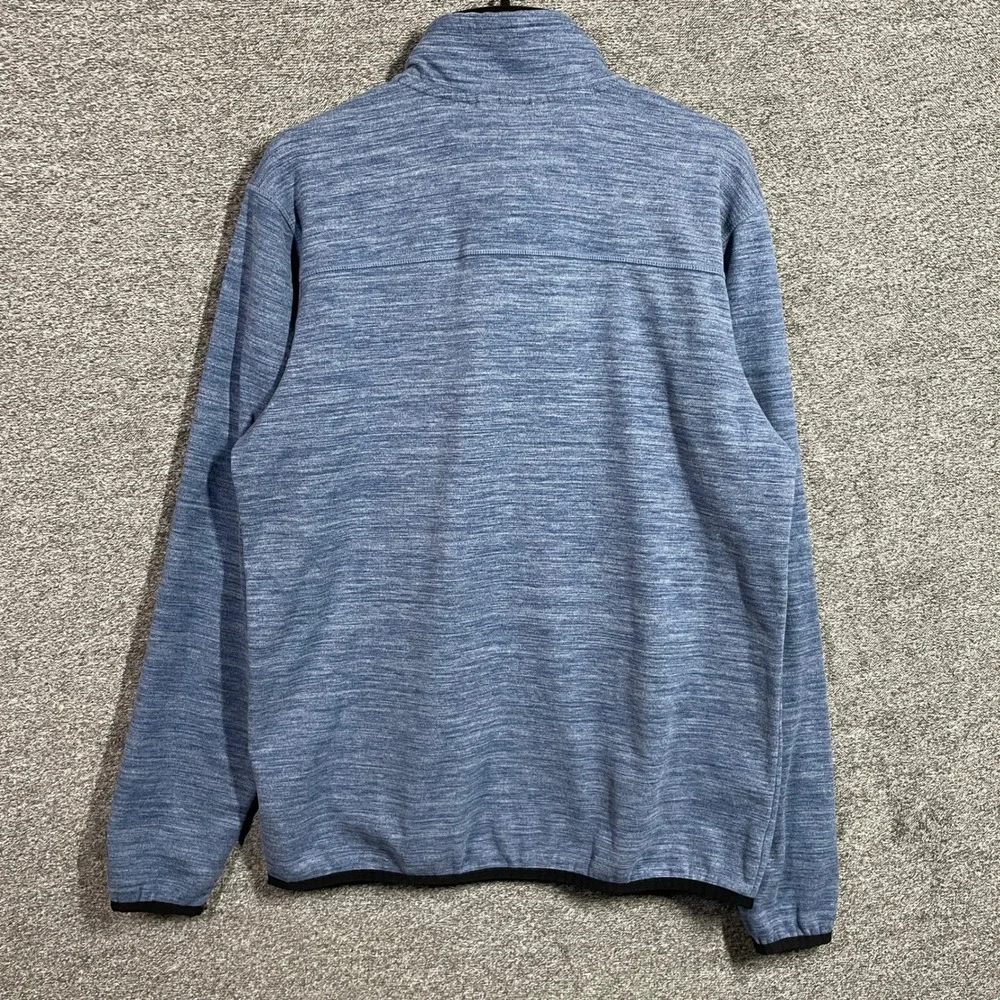 Avalanche Pullover Mens S Blue Space Dye 1/4 Zip Pullover